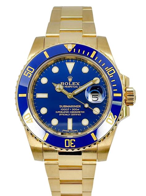 submariner date oyster 40mm steel and yellow gold rolex price|rolex submariner blue dial price.